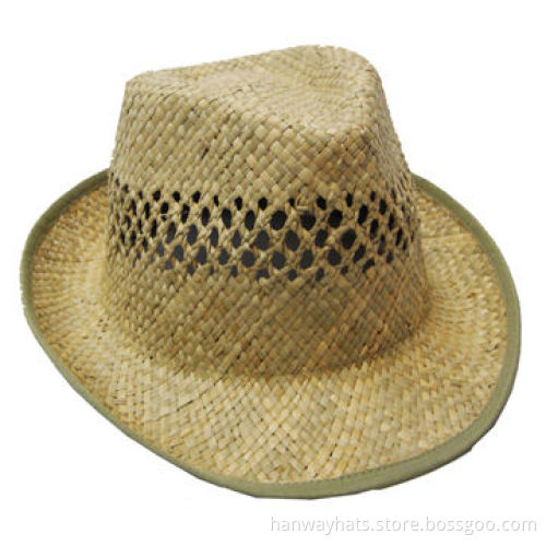 Open Weave Rush Wholesale Straw Hat